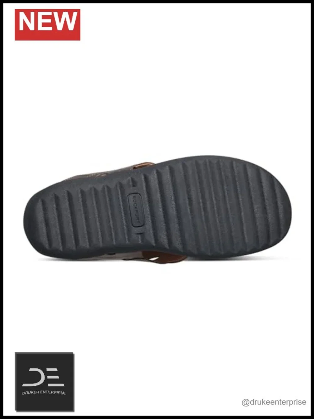 Genuine Leather Slingback Sandals Comfort Footbed Adjustable Hook-and-Loop